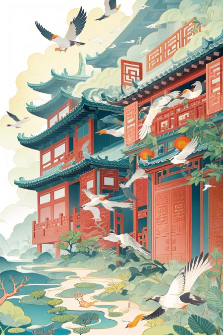 chinese style illustration - 国风插画