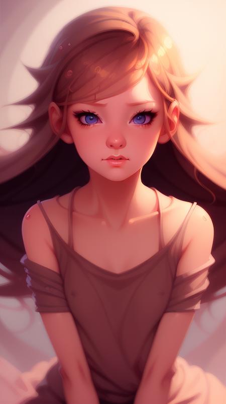 frowning