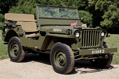 Willys MB - Willys jeep - American WW2 military vehicle