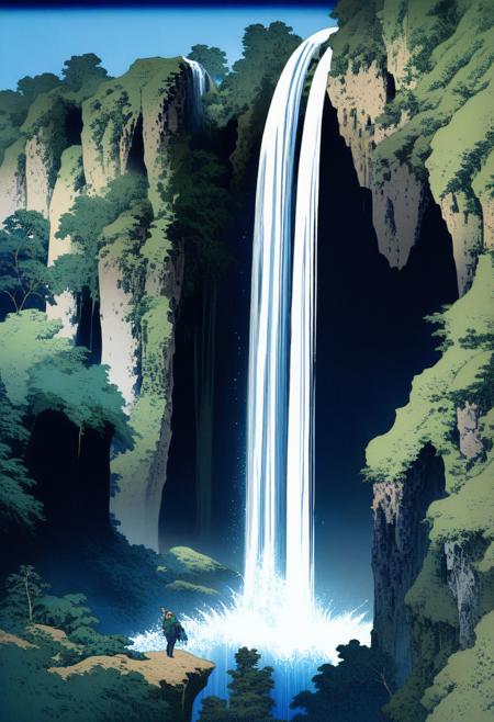 Hokusai style - for Animagine XL