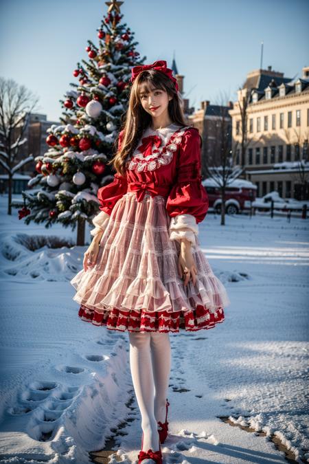 [Realistic] Christmas dress | 圣诞小裙几