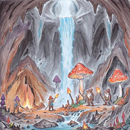 Dwarf Fortress Narrative Style (SDXL)版本Dwarf Fortress Narrative Style (SDXL) (SDXL)