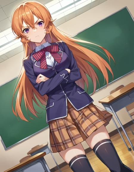 Erina Nakiri ( 薙切 えりな) - Food Wars! (食戟のソーマ)版本anime s1/booru (ID: 383897)