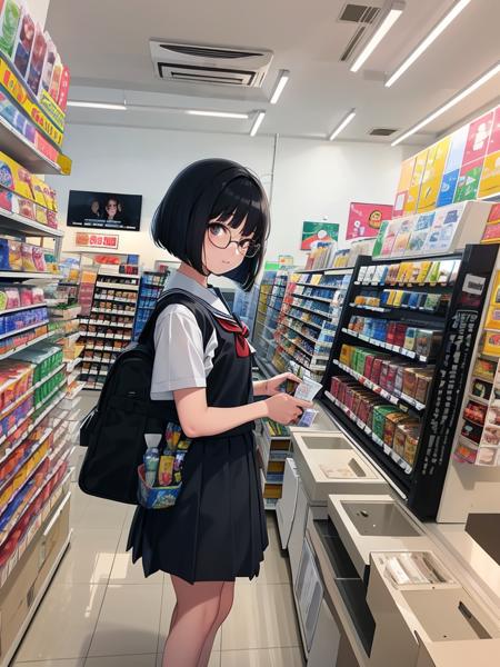 コンビニ Japanese convenience store LoRA版本V4 (ID: 27919)