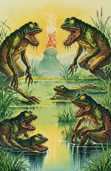Wizard's Vintage Golden Age Illustration
