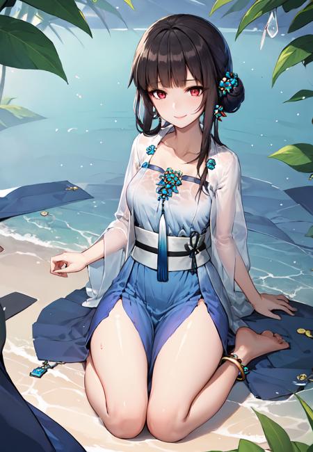 Yat Sen (Warship Girls R)  逸仙-碧水明纱(战舰少女R)