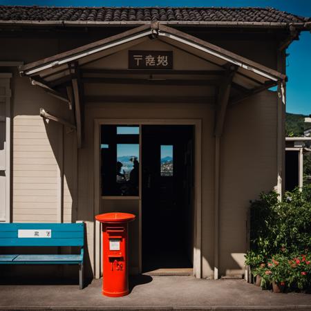 下灘駅 shimonada station (JR SHIKOKU, JAPAN) SDXL