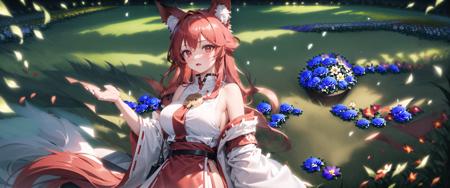 Mystic Midnight Garden Flower Background (秘夜花園背景) - Flower Background Style
