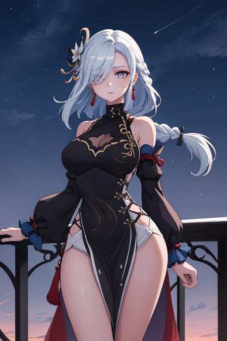 Shenhe/申鹤 (Genshin Impact) LoRA | (Frostflower Dew)