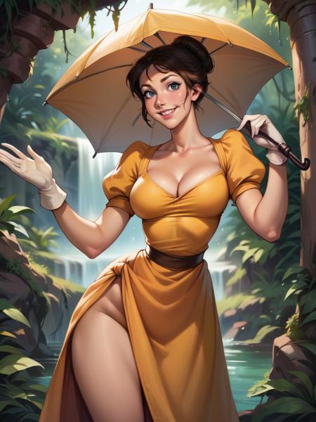 Jane Porter (Tarzan) Disney - SD 1.5 | XL PONY - by YeiyeiArt