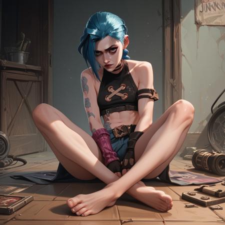 Jinx - Arcane League of Legends (PonyXL)