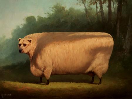 19th Century British Livestock Portrait