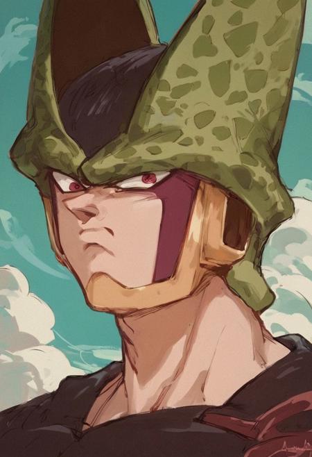 Cell Dragon Ball Pony XL