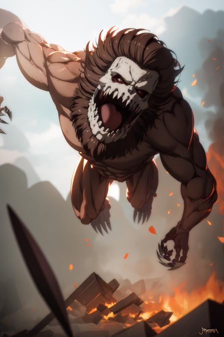 Jaw titan (attack on titan) - yomama