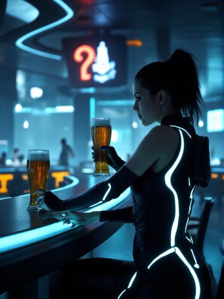 Tron Legacy style - Flux1.D