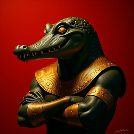Egyptian mythology cinematic style XL + F1D