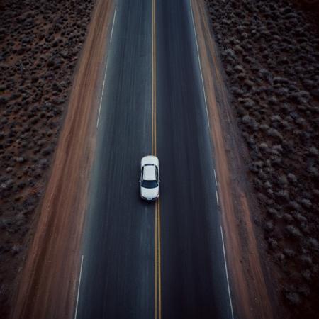 High Angle (from above) cinematic style XL