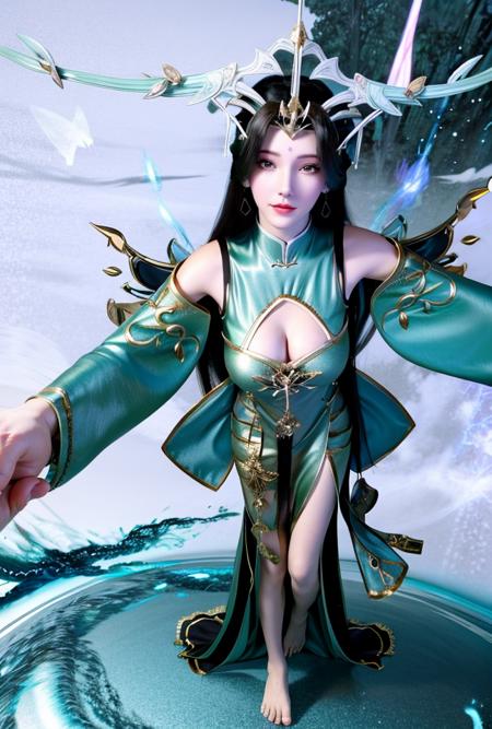 这个虚拟人有点像柳神[国漫女神系列] This virtual girl looks a bit like Liu Shen [Chinese comic goddess]