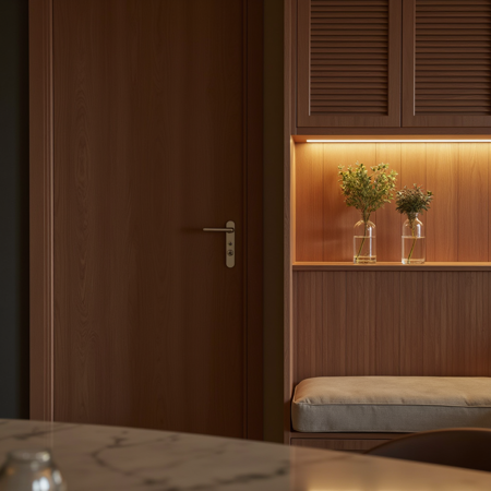 CTAI-Apartment with minimalist interior style
