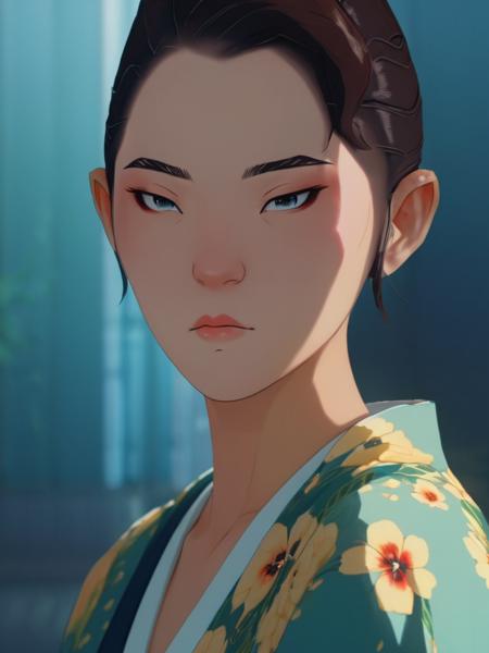 Blue Eye Samurai Style