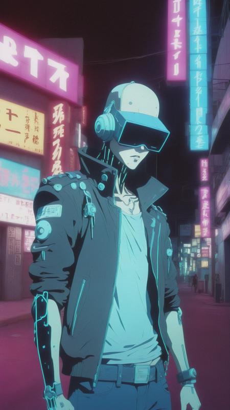 Cyberpunk Anime Style