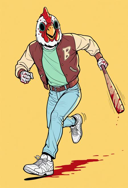 Jacket | Hotline Miami | [IllustriousXL]