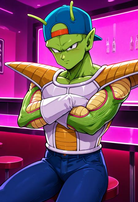 Saiyan Armor + Scouter - Dragon Ball Clothing - Pony+IL