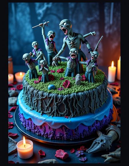 Creepy and eerie cakes flux