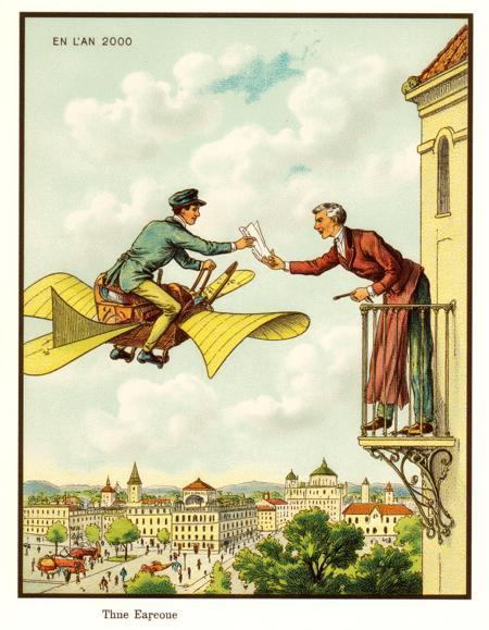 19th century retro futurism - Jean-Marc Côté Style