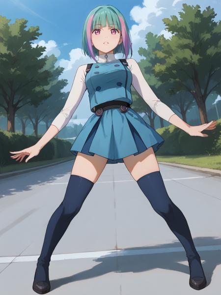 Cyan Bluestar ( Metallic Rouge ) ( 2 Outfits)
