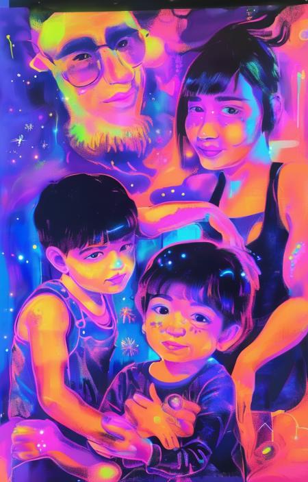 style of neon light drawing [SDXL] 434