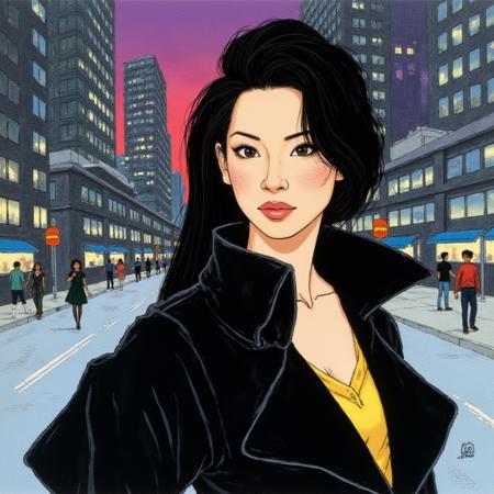 Lucy Liu (1990s) (FLUX)