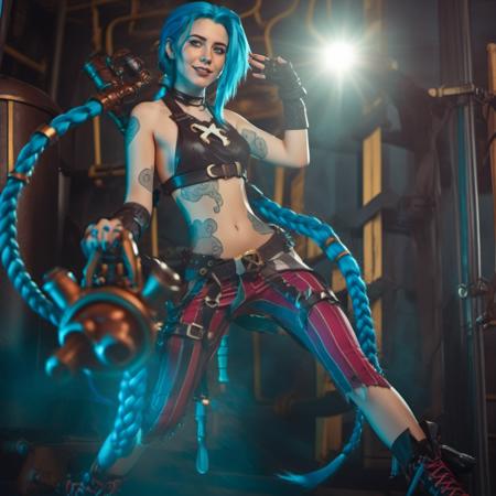 Jinx - Arcane - League of Legends - Flux1.D & Realistic SDXL