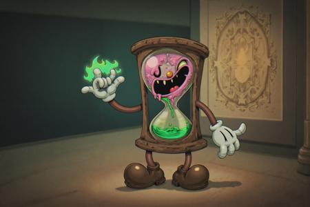 Cuphead rubber hose animation (Flux)