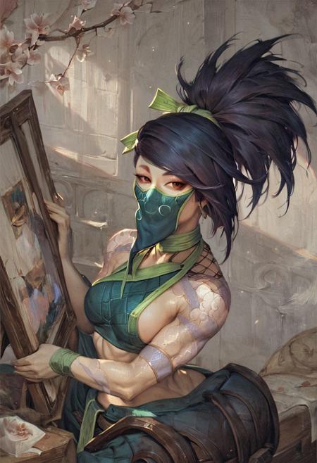 Akali - League of Legends - Pony diffusion