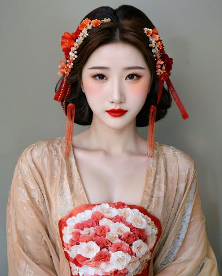 花想容-LoRA-汉服&唐装&簪花/真实系/Hanfu&Ttraditional Chinese clothing/Realistic