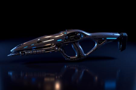 Sci-fi Quantum Weapon: XDimension Peace Guardian - mecha -  space warrior