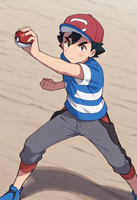 Ash Ketchum - Pokémon Sun and Moon version - Pony + Illustrious