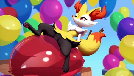 Sitting on a Balloon for PonyDiffusionXL v6