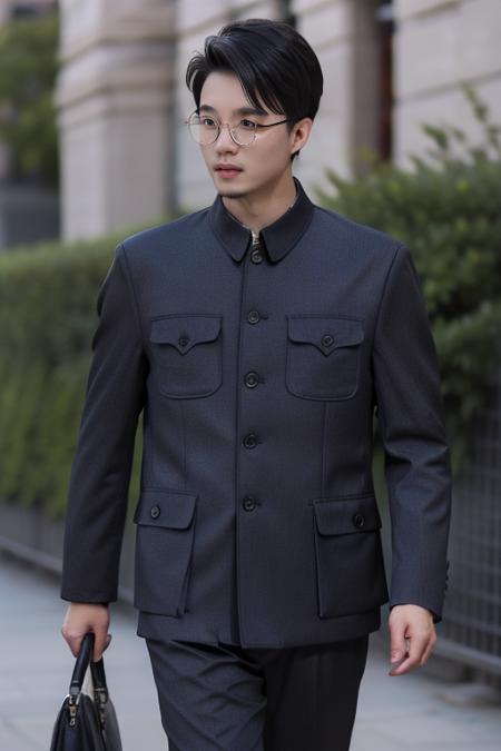 中山装 chinese tunic suit