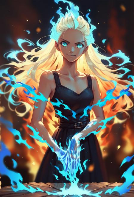 Fire Girl & Fire Aura [Pony XL]