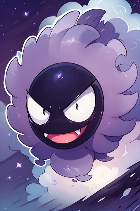 Gastly (Pokemon) (Pokedex #0092) [Pony & SD1.5]