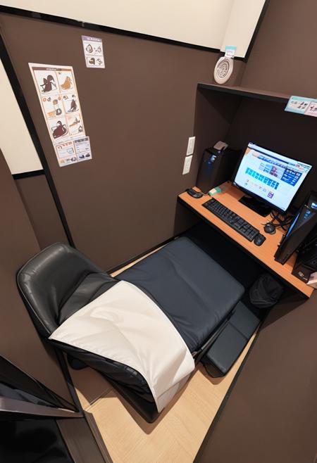 ネカフェ (Internet Cafes in Japan) SDXL