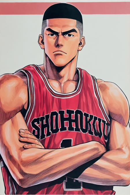 [illustrious XL] Inoue Takehiko/井上雄彦 《SLAM DUNK》/《灌篮高手》 樱木花道、流川枫 - Artist Style