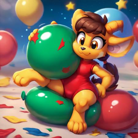 Sitting on a Balloon for PonyDiffusionXL v6