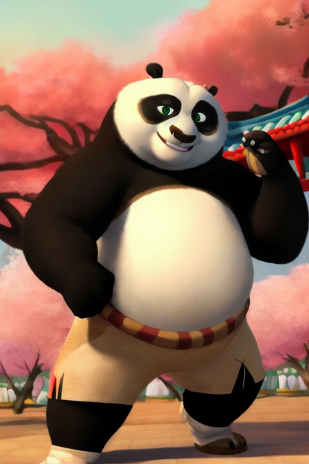 Master Po Ping (Kung Fu Panda), Furry Character LoRA