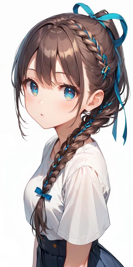 編み込みリボン/hair ribbon braid(SD,XL,pony)