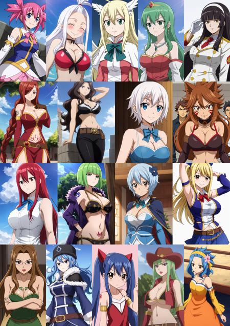 Fairy Tail Girlpack LoRA版本0.3 (ID: 93658)