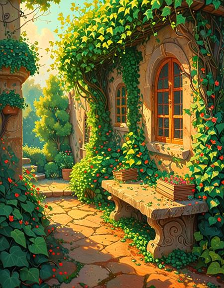 Golden Sun Glow