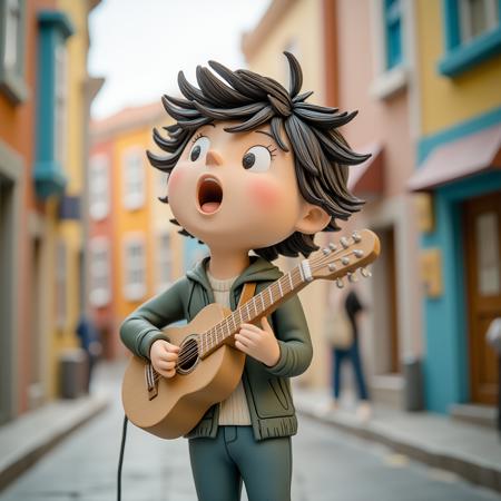 【3D chibi toy】Air dry clay style - FLUX